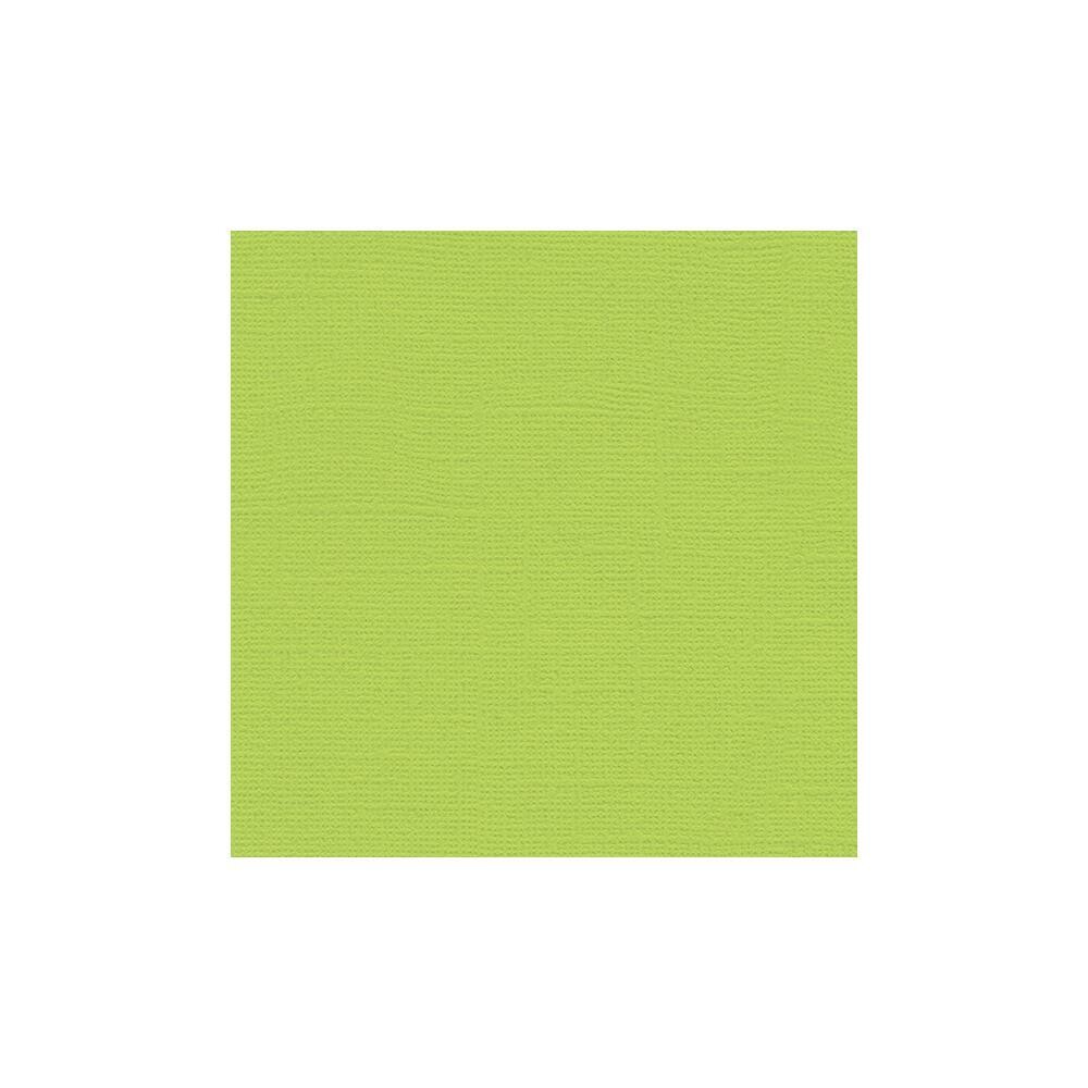 N My Colors Canvas 80lb Cover Weight Cardstock 12&quot;X12&quot; Limelight