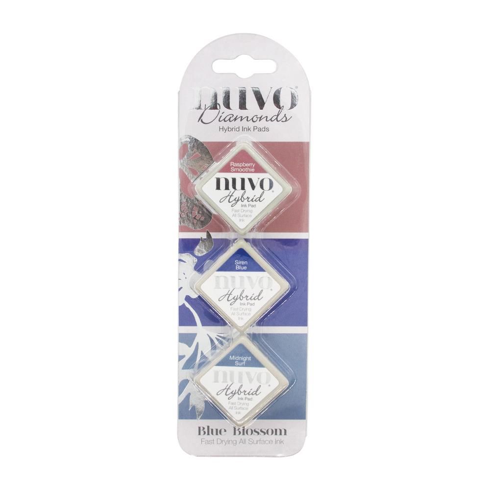 N Nuvo Diamond Hybrid Ink Pads Blue Blossom