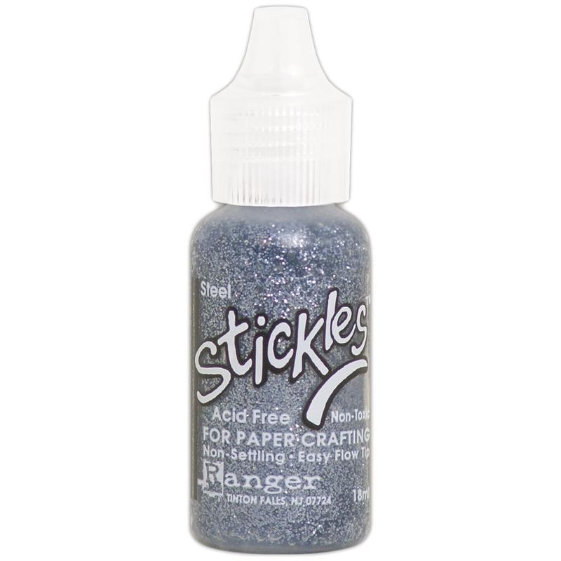 GB Ranger Stickles Glitter Glue 0.5oz Silver