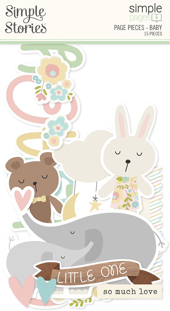 N Simple Stories Simple Pages Page Pieces Baby