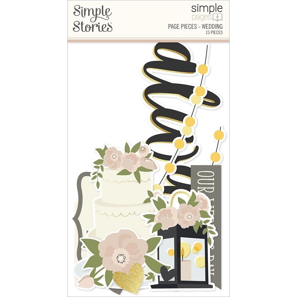 N Simple Stories Simple Pages Page Pieces Wedding
