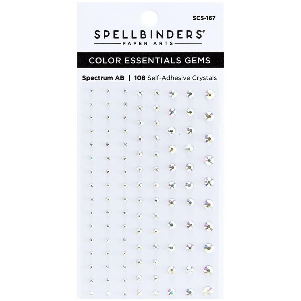 N Spellbinders Color Essentials Gems 108/Pkg Spectrum