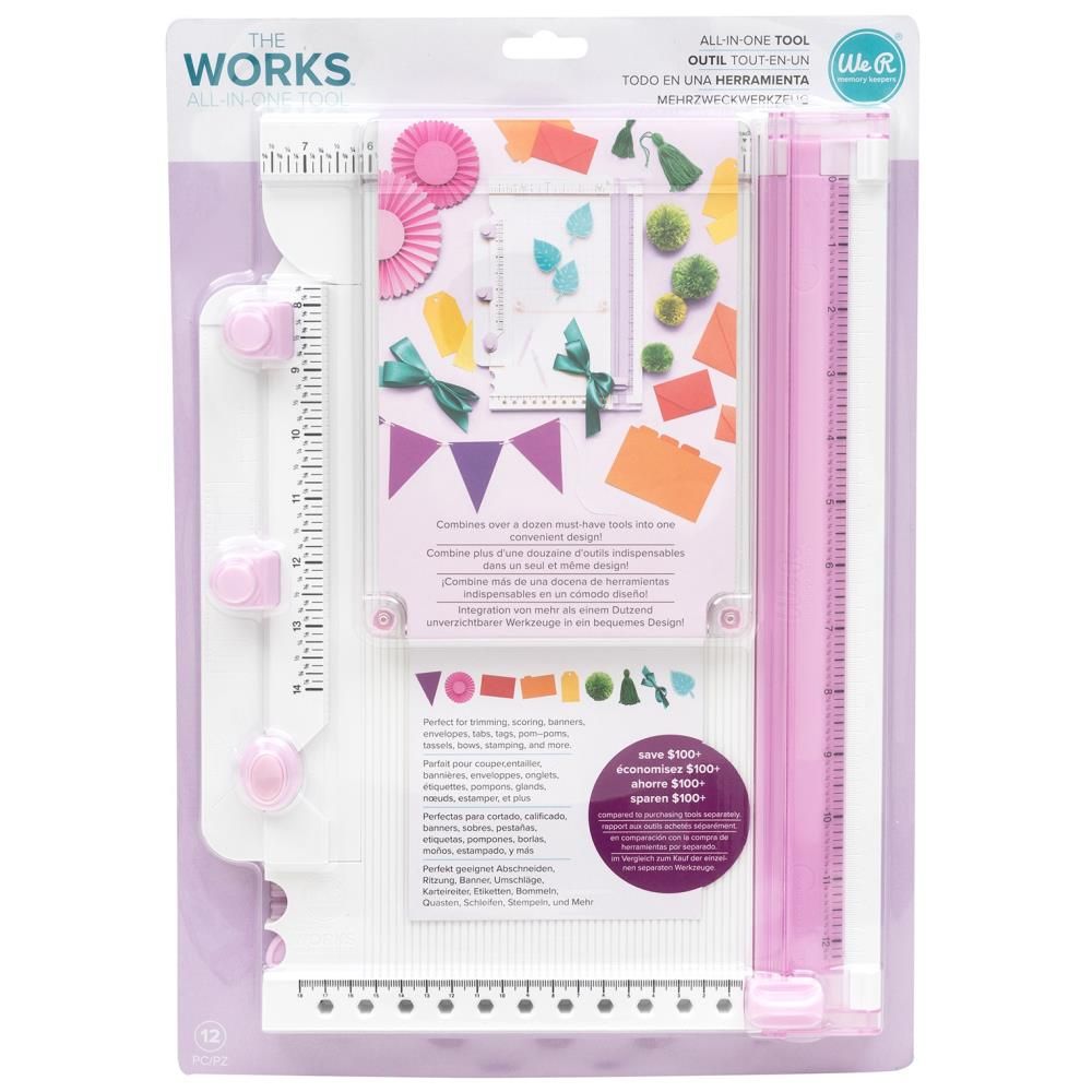 N We R Memory Keepers The Works All-In-One Tool Lilac