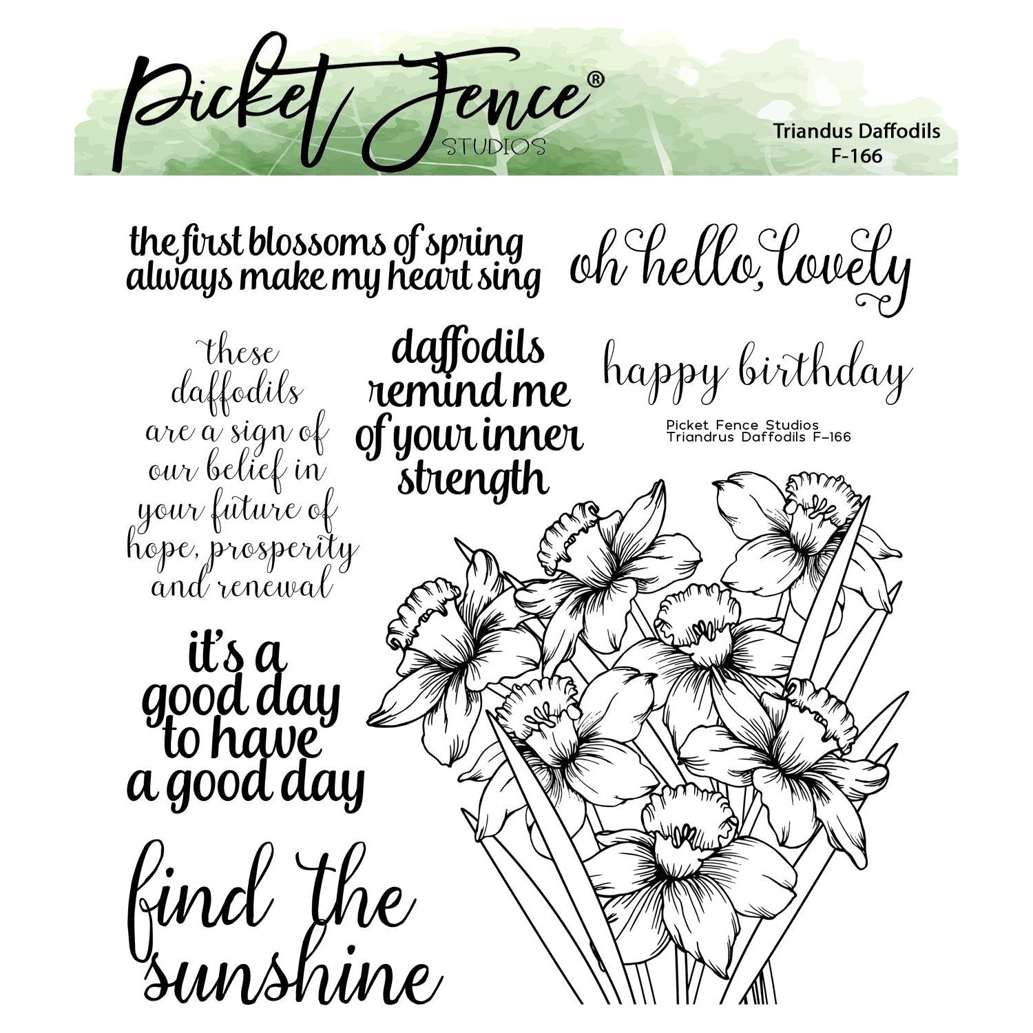 PF Triandrus Daffodils Stamps