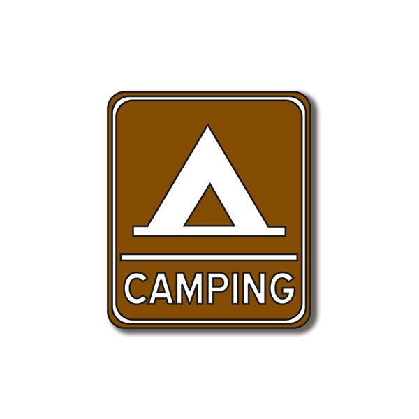 SC Camping Sign Laser Cut