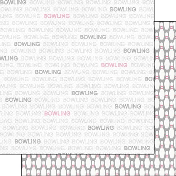 SC Bowling Addict Double Sided Paper