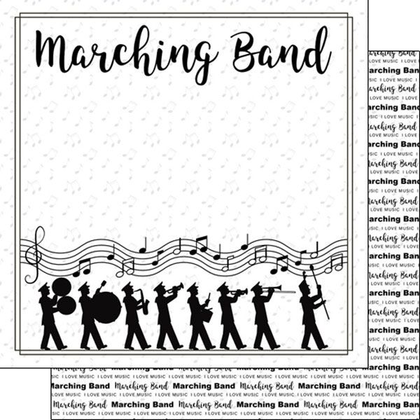 SC Marching Band Notes Double-Sided Paper