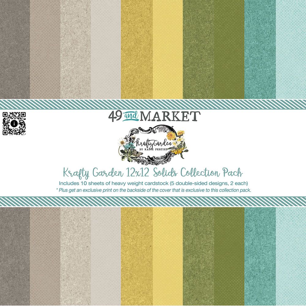 N 49 And Market Collection Pack 12&quot;X12&quot; Krafty Garden Solids