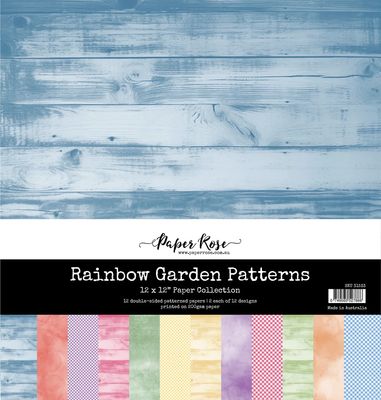 EC Rainbow Garden Patterns 12x12 Paper Collection