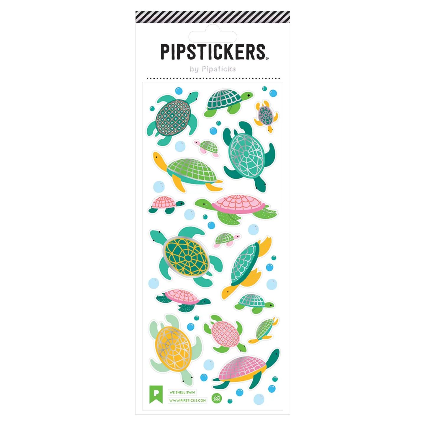 F Pipsticks We Shell Swim Stickers