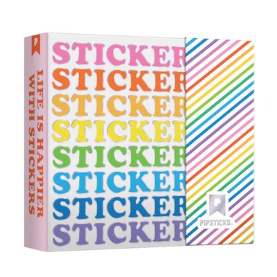 F Pipsticks Colorful Stickers Sticker Keeper
