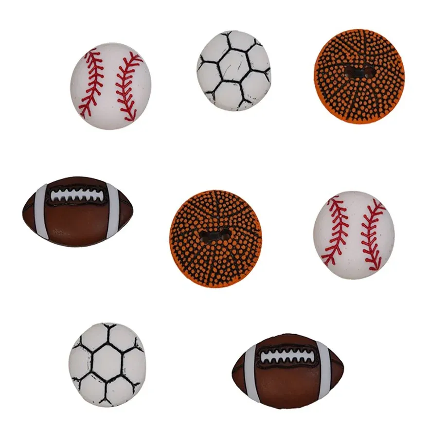 BG Sports Balls Buttons