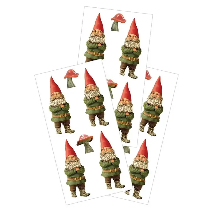 F Paper House Gnomes Stickers