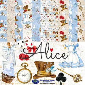 SSC Alice 12x12 Scrapbook Collection Kit