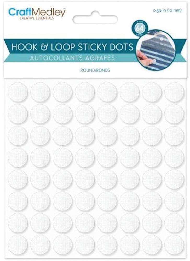 GB MultiCraft Hook &amp; Loop Sticky Dots Circle