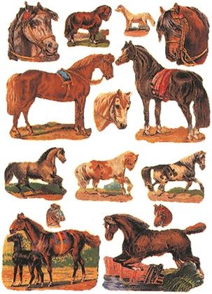 GB German Decoration- Ponies