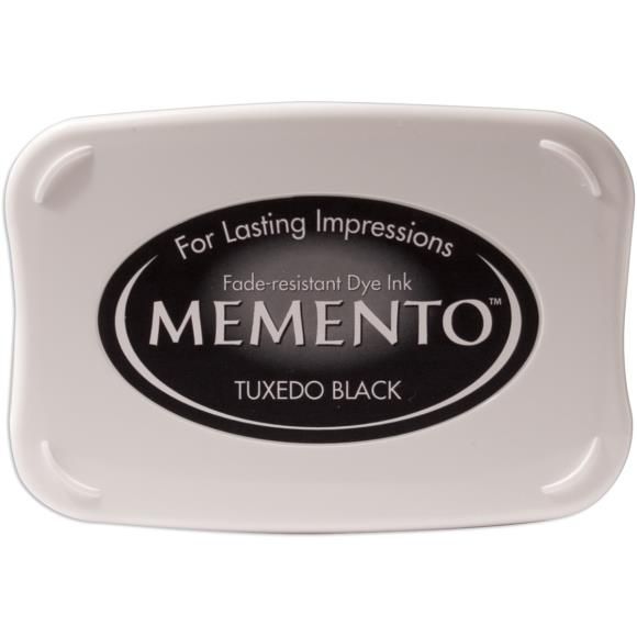 N Memento Dye Ink Pad Tuxedo Black