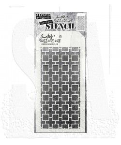 SA Tim Holtz Layering Stencil: Linked Squares - THS157