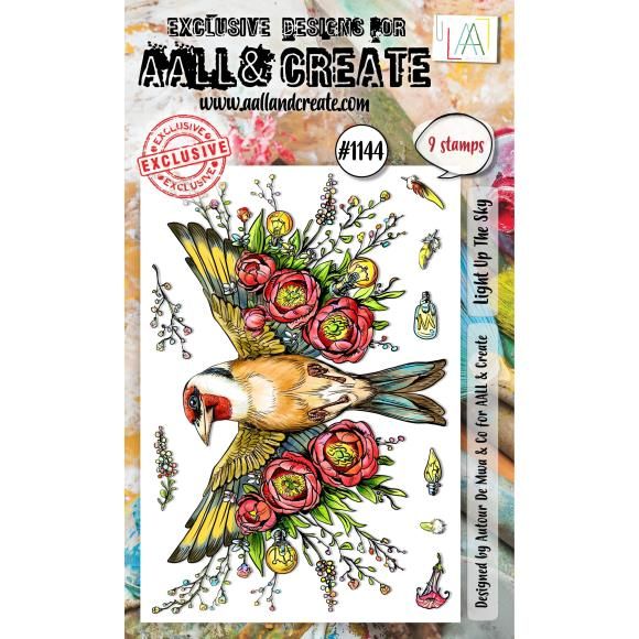 N AALL And Create A6 Photopolymer Clear Stamp Set Light Up The Sky