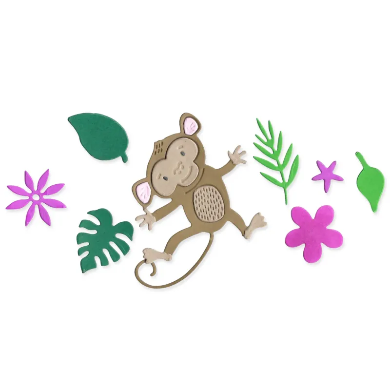 N Sizzix Thinlits Stamp &amp; Die Set Going Bananas By Catherine Pooler