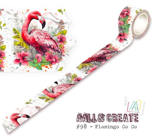 N AALL And Create Washi Tape Flamingo Go Go