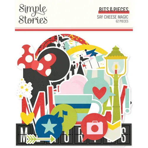N Simple Stories Say Cheese Magic Bits &amp; Pieces Die-Cuts 62/Pkg Bits