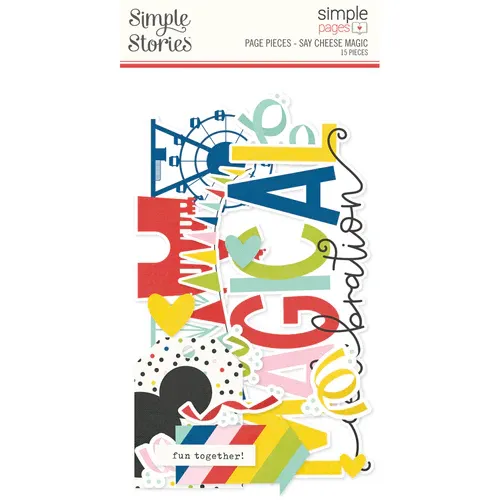 N Simple Stories Simple Pages Page Pieces Say Cheese Magic