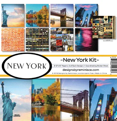 N Reminisce Collection Kit 12x12 New York