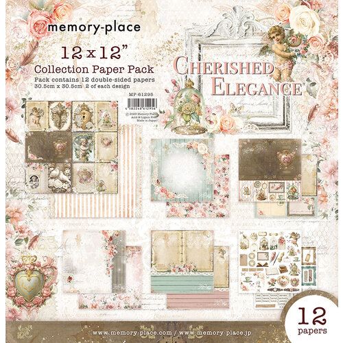 N Memory Place Collection Pack 12&quot; X12&quot; Cherished Elegance