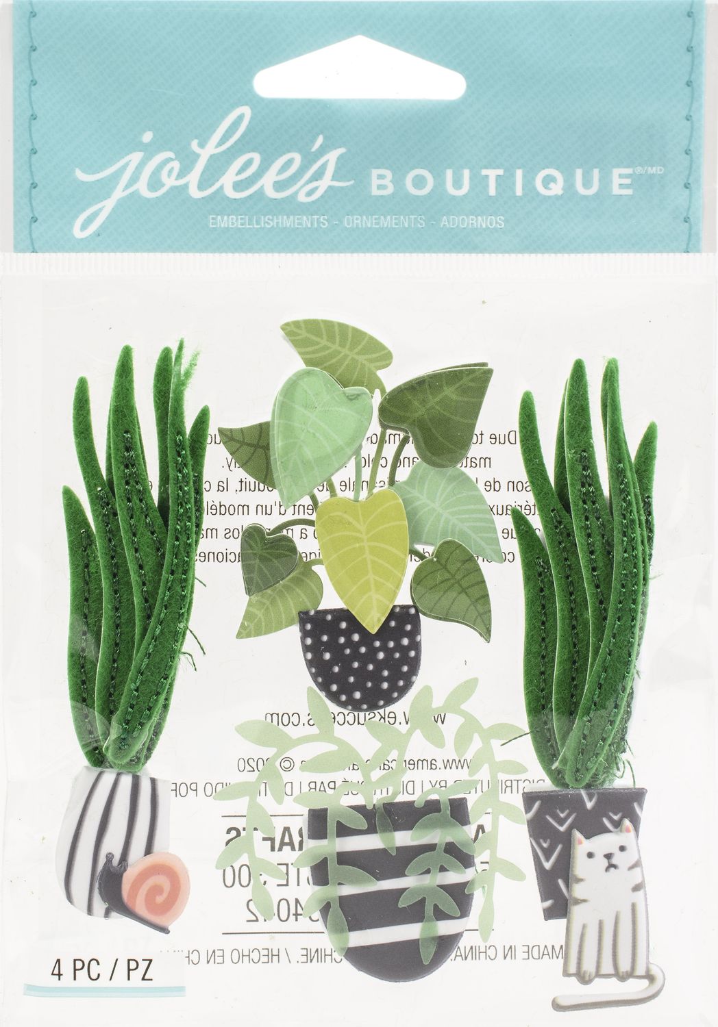 N Jolee&#39;s Boutique Themed Embellishments House Plants