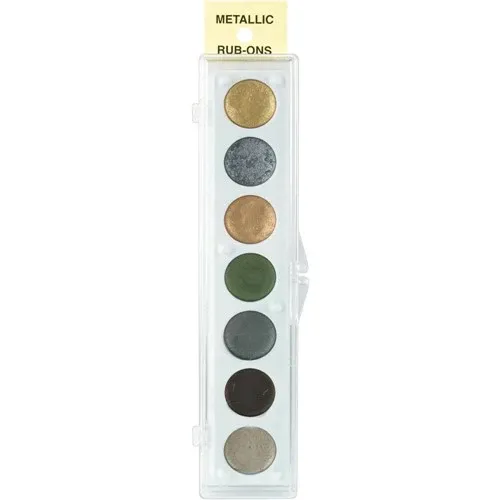 N Craft-T Metallc Rub-On Paint Palette- 7 Colors Kit#2