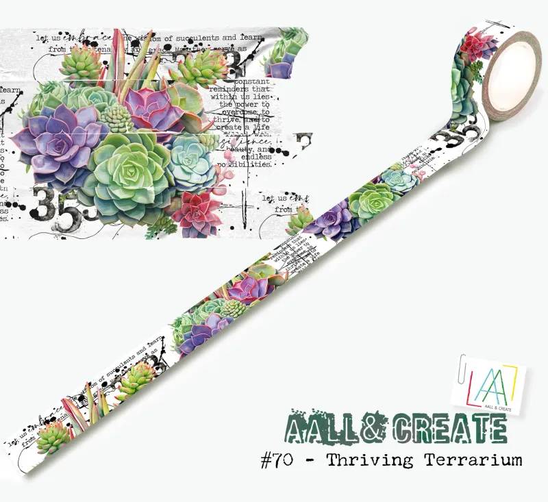 N AALL And Create Washi Tape Thriving Terrarium