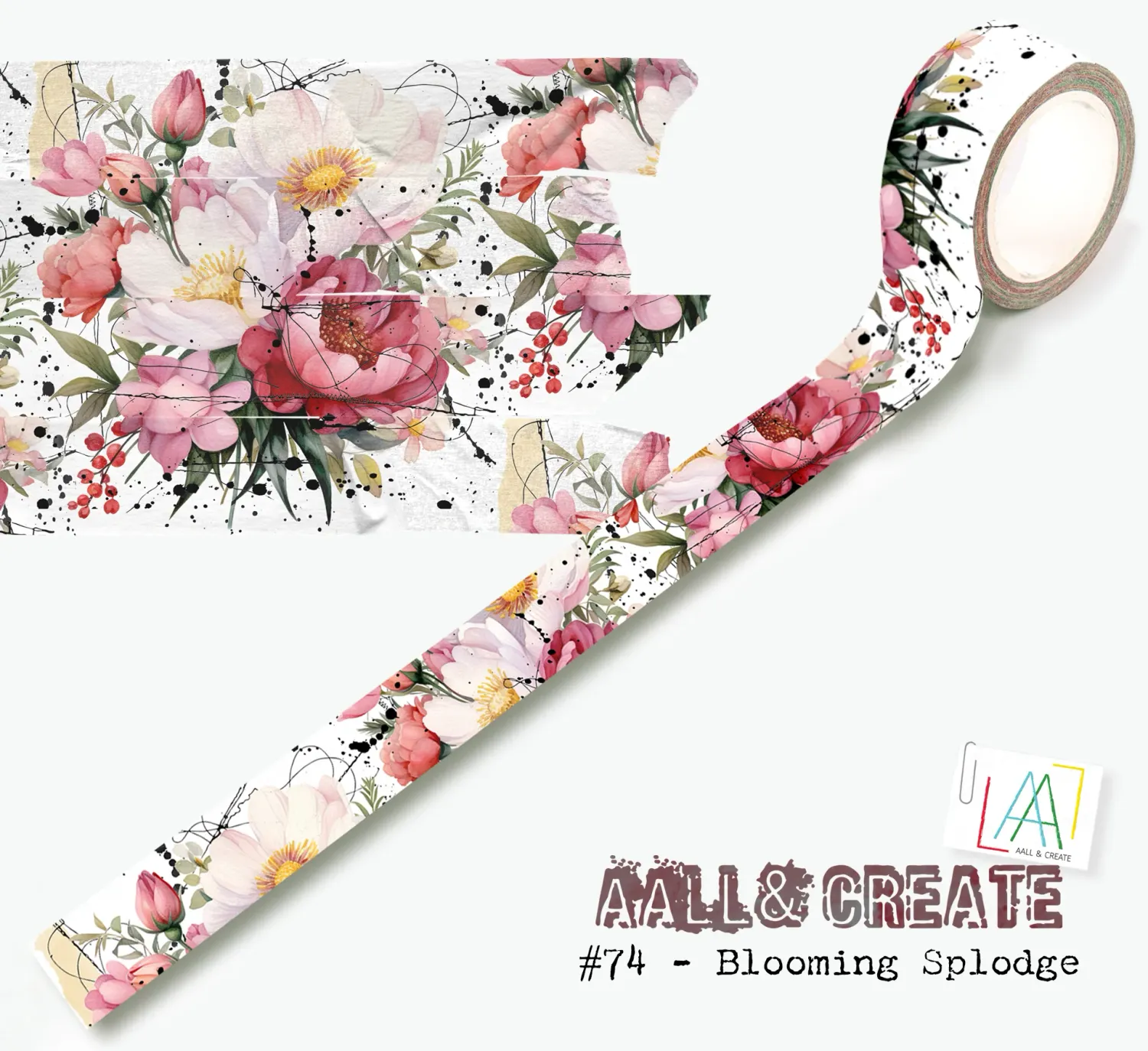 N AALL And Create Washi Tape Blooming Splodge