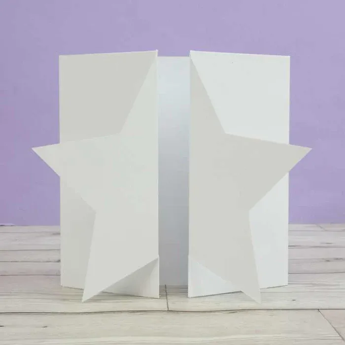 EC Luxury Shaped Card Blanks &amp; Envelopes- Star Gatefold