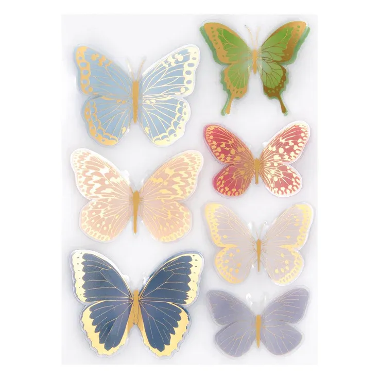N Spellbinders Dimensional Stickers Autumn Butterfly