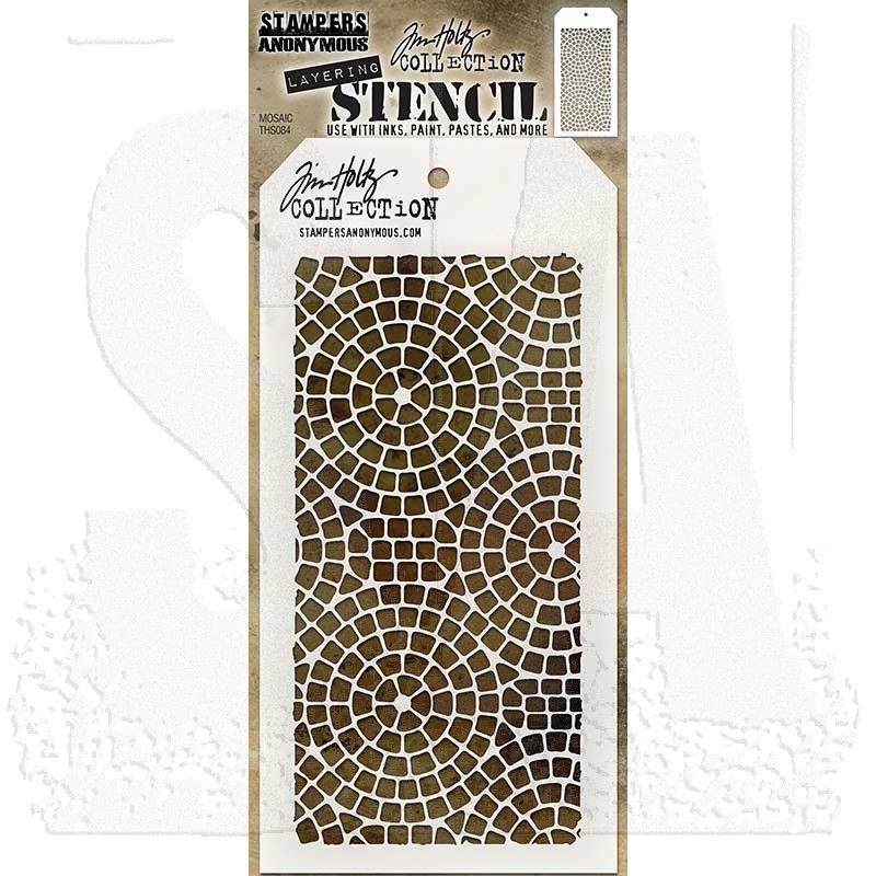 SA Tim Holtz Layering Stencil Mosaic