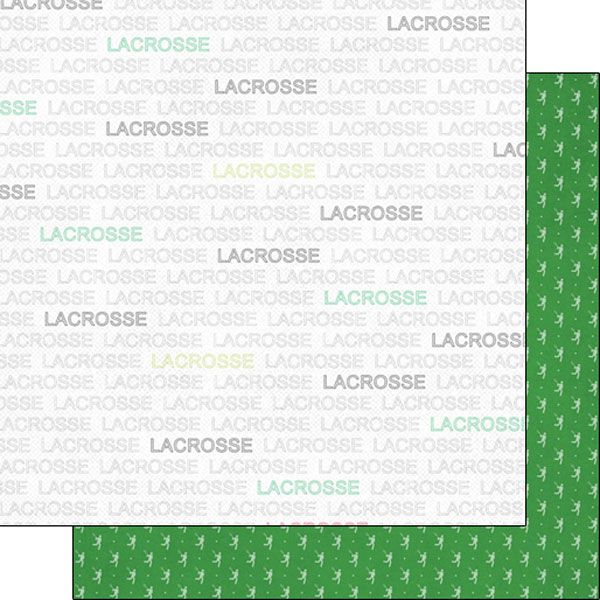 SC Lacrosse Addict 1 Double-Sided Paper