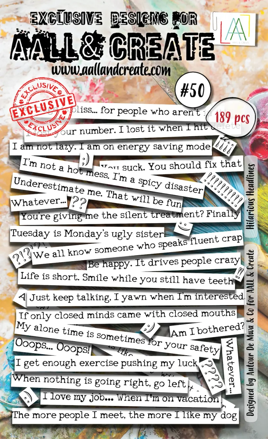 N AALL And Create Ephemera Comic Tags