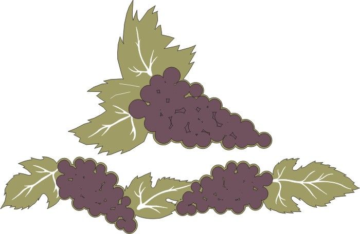 PP Grapes (Set Of 2)