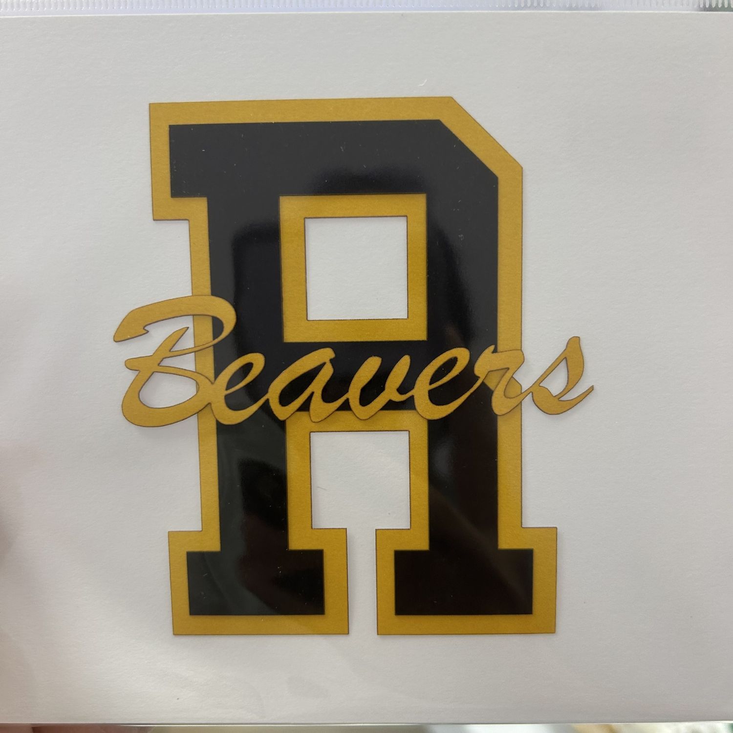 SC Riverside Beavers Large Letter 