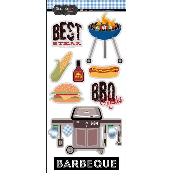 SC Barbeque Stickers