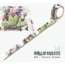 N AALL And Create Washi Tape Prickly Blooms