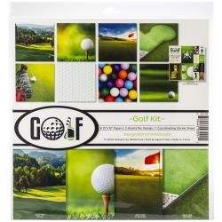 N Reminisce Collection Kit 12&quot; X12&quot; Golf