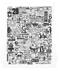 SA Tim Holtz Cling Mount Stamp: Hodgepodge