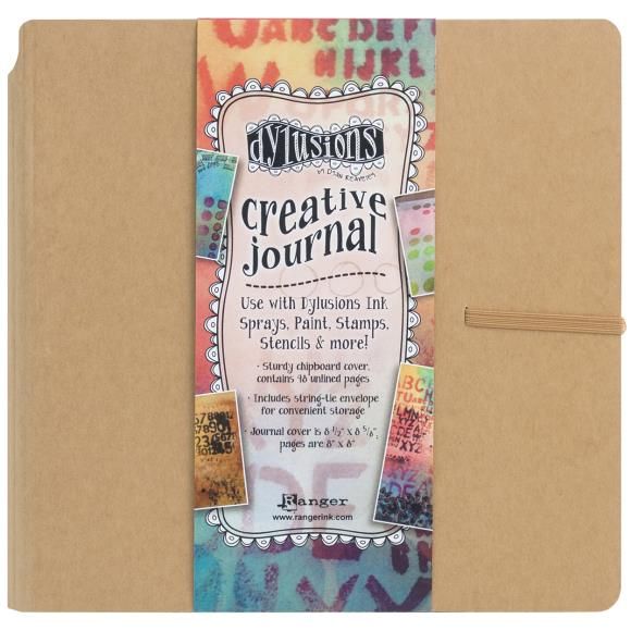 N Dyan Reaveley&#39;s Dylusions Creative 8.75&quot; X 9&quot; Kraft Journal