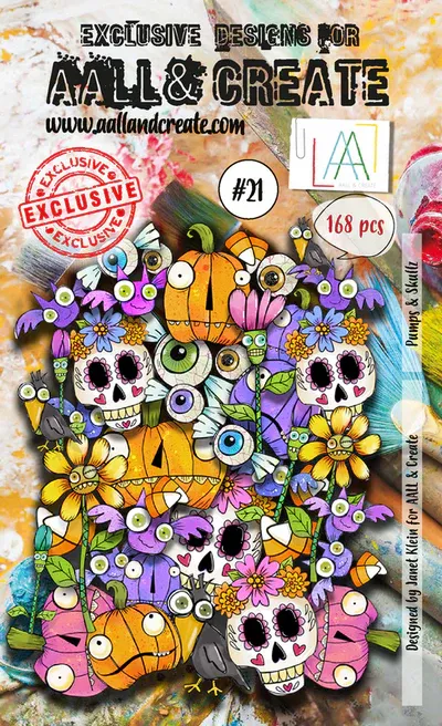 EC AALL and Create #21 Ephemera-Die Cuts Pumps &amp; Skullz