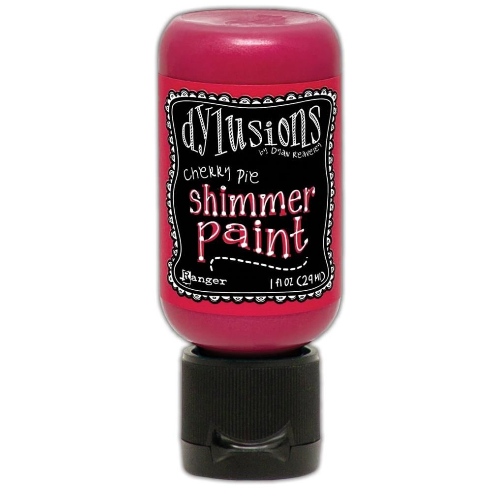 N Dylusions Shimmer Paint 1oz Cherry Pie