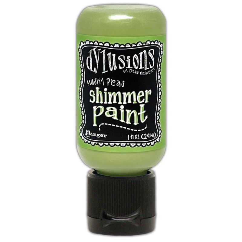 N Dylusions Shimmer Paint 1oz Mushy Peas
