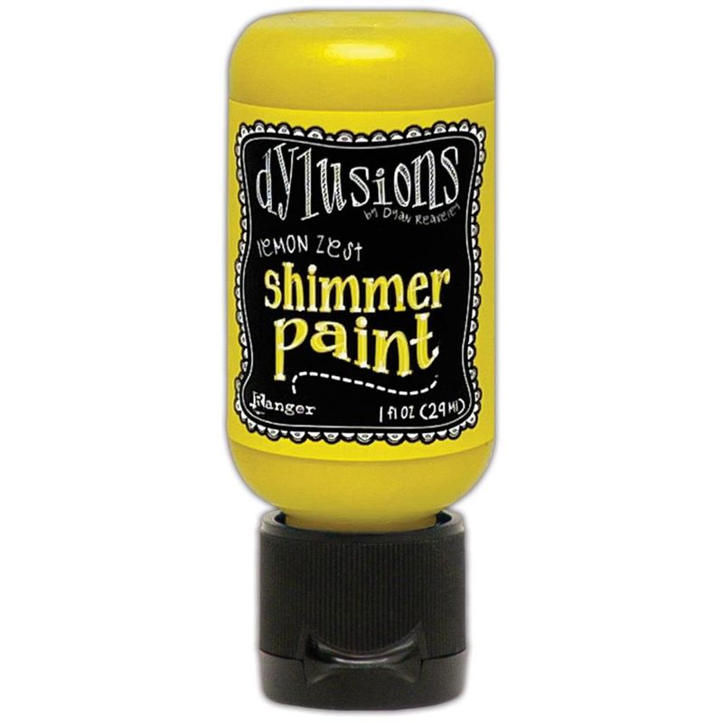 N Dylusions Shimmer Paint 1oz Lemon Zest