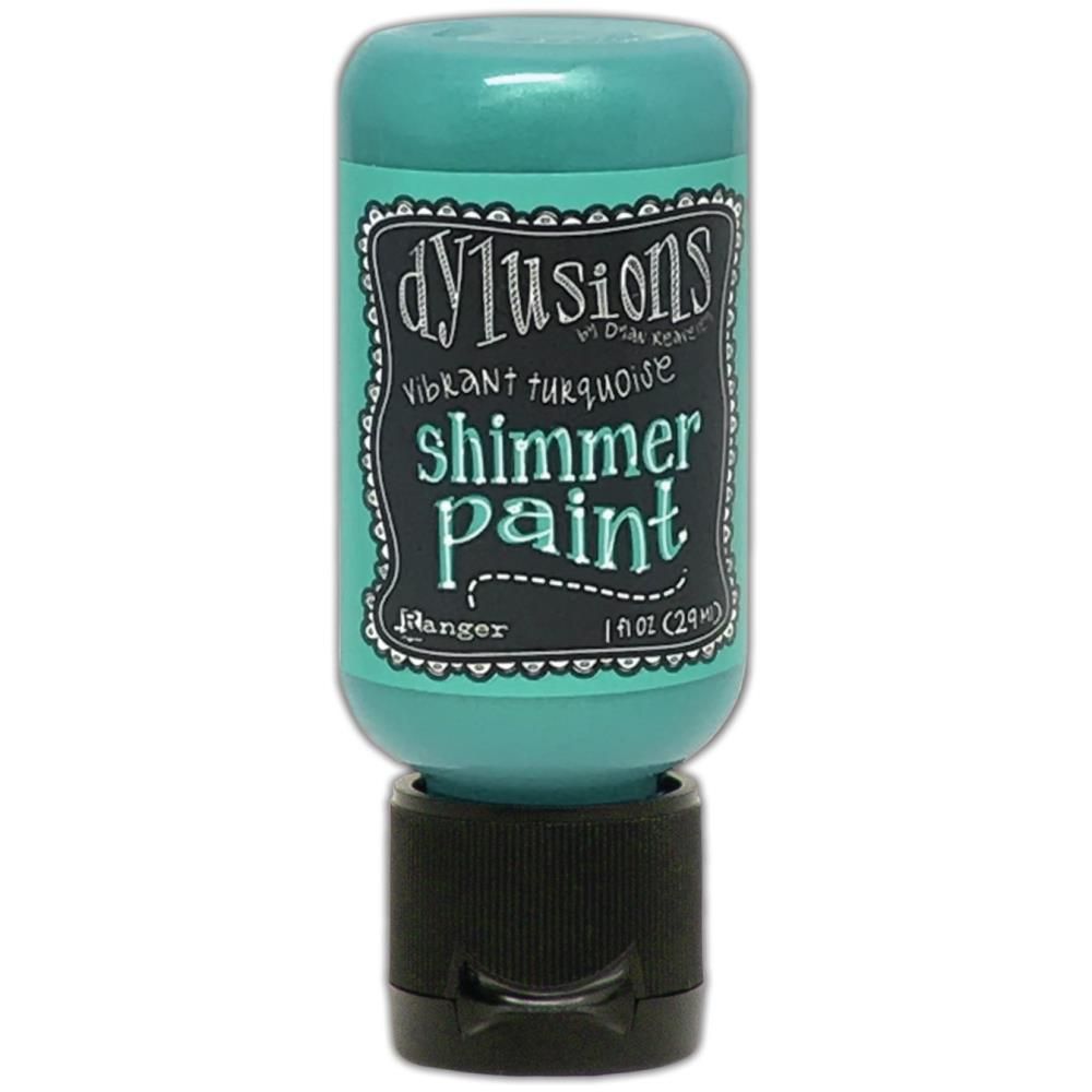 N Dylusions Shimmer Paint 1oz Vibrant Turquoise